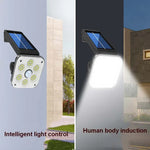 Lampe Solaire Murale Extérieure Étanche à Induction Corporelle Humaine pour Jardin, 48 LED, 54 LED, 54 COB, 32 LED