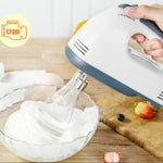 Mini fouet électrique ménager pour la pâtisserie, la crème fouettée, prise EU + 4 tiges mélangeuses, prise US + 4 tiges mélangeuses, prise UK + 4 tiges mélangeuses