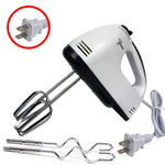 Mini fouet électrique ménager pour la pâtisserie, la crème fouettée, prise EU + 4 tiges mélangeuses, prise US + 4 tiges mélangeuses, prise UK + 4 tiges mélangeuses