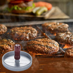 Presse à viande pour hamburger Moule à galettes de viande Presse à viande Fabricant de hamburgers, 1 poignée marron