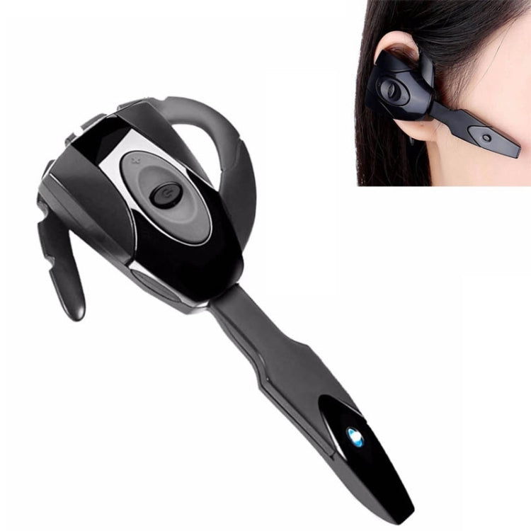 Écouteur Bluetooth PS3 5.0 Scorpion Unilatéral à Suspension Auriculaire Casque de Jeu de Trou Noir