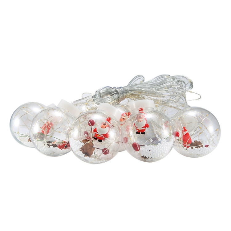 LED Copper Wire Curtain Light Wishing Ball Christmas Decoration String Lights, Random Style Delivery, EU Plug, US Plug