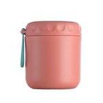 Tasse à soupe en acier inoxydable, pot à soupe, boîte à déjeuner, tasse thermos portable, rouge, vert