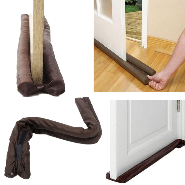 Boudin de porte double isolant et coupe-froid, butée de porte et bande d'isolation.