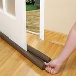 Boudin de porte double isolant et coupe-froid, butée de porte et bande d'isolation.