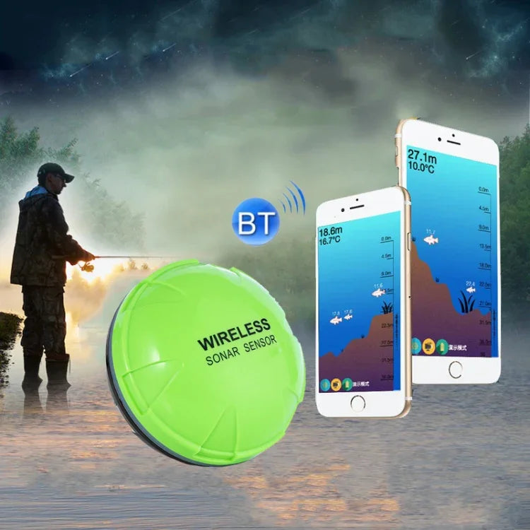 Détecteur de poissons sans fil pour téléphone portable, sonar de pêche, application détecteur de poissons sous-marin, matériel de pêche, détecteur de poissons sous-marin par application, 2