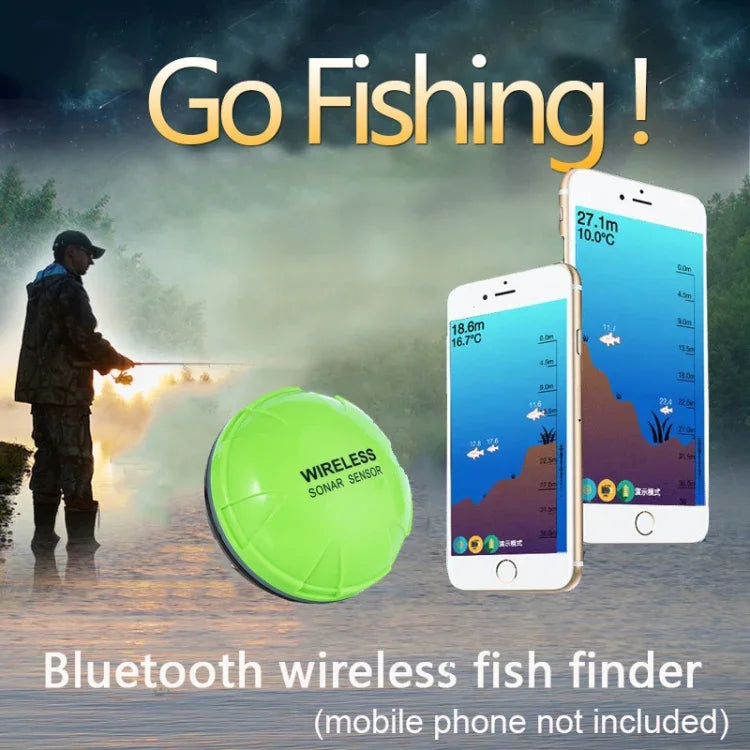 Détecteur de poissons sans fil pour téléphone portable, sonar de pêche, application détecteur de poissons sous-marin, matériel de pêche, détecteur de poissons sous-marin par application, 2