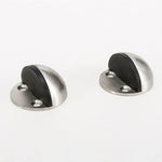 Lot de 2 butoirs de porte en acier inoxydable sans perçage, accessoires de quincaillerie d'armoire, butoir de porte sans perçage