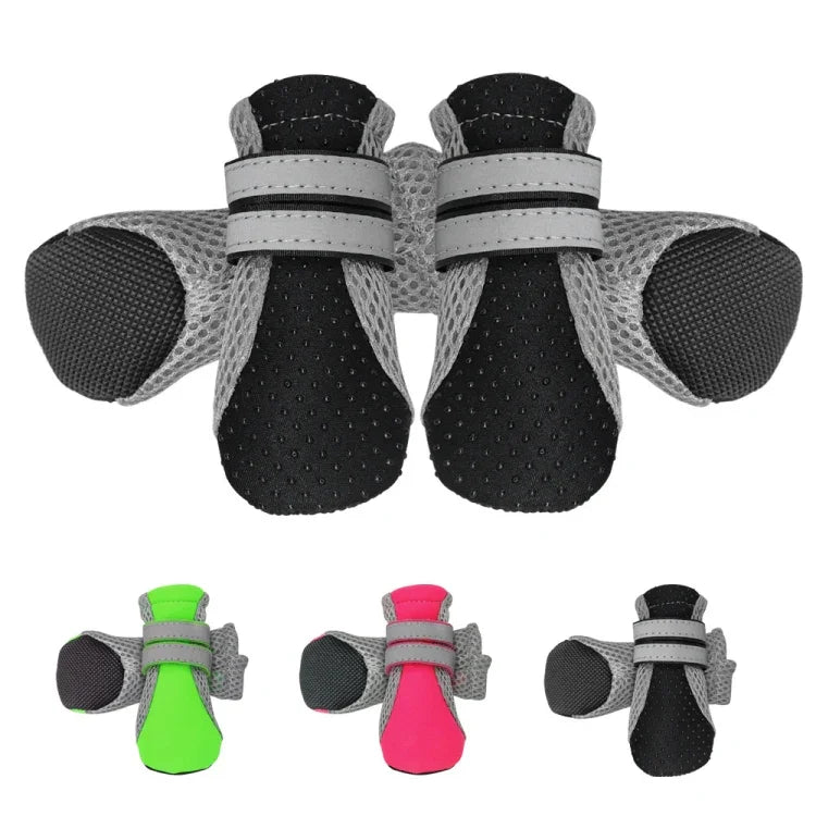 Chaussures pour animaux de compagnie 4 en 1, chaussures de marche pour chiens de petite taille, fournitures pour animaux de compagnie, S, M, L, XL