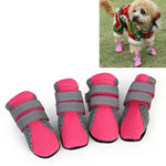 Chaussures pour animaux de compagnie 4 en 1, chaussures de marche pour chiens de petite taille, fournitures pour animaux de compagnie, S, M, L, XL
