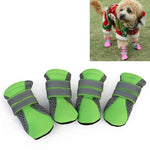 Chaussures pour animaux de compagnie 4 en 1, chaussures de marche pour chiens de petite taille, fournitures pour animaux de compagnie, S, M, L, XL