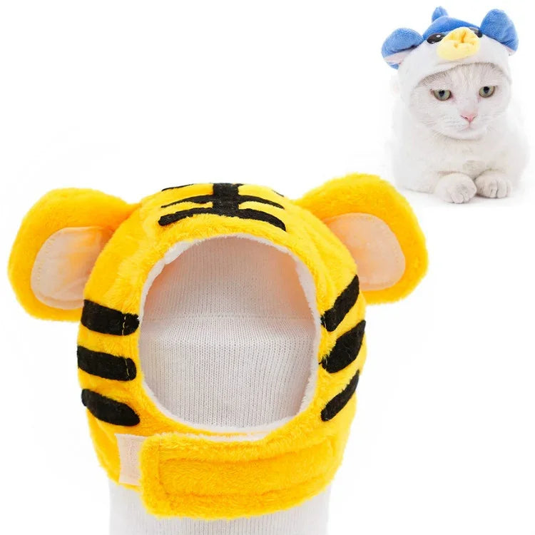Bandeau Doux pour Chat Chien, Chapeau d'Animal de Compagnie à Porter en Travers, XS, S, M, L