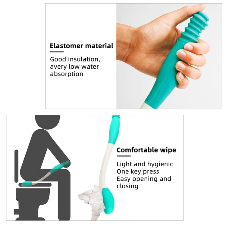 Auxiliaire de toilettes sans flexion pour femmes enceintes âgées, auxiliaire de toilettes sans flexion pour personnes âgées