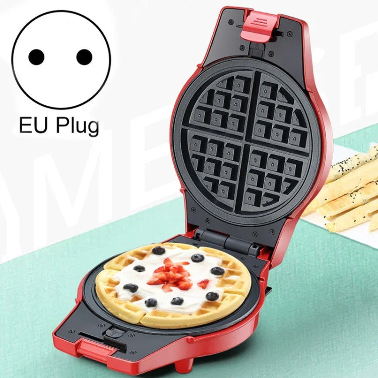 Plaque de cuisson électrique multifonction 3 en 1, appareil à petit-déjeuner, à donuts, à sandwichs, à gaufres, à pizzas, prise EU, gaufrier multifonction 3 en 1