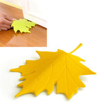 Butoir de porte de sécurité pour les doigts, décor de maison, style feuille d'érable automnale