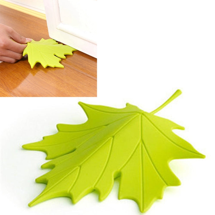 Butoir de porte de sécurité pour les doigts, décor de maison, style feuille d'érable automnale