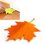 Butoir de porte de sécurité pour les doigts, décor de maison, style feuille d'érable automnale
