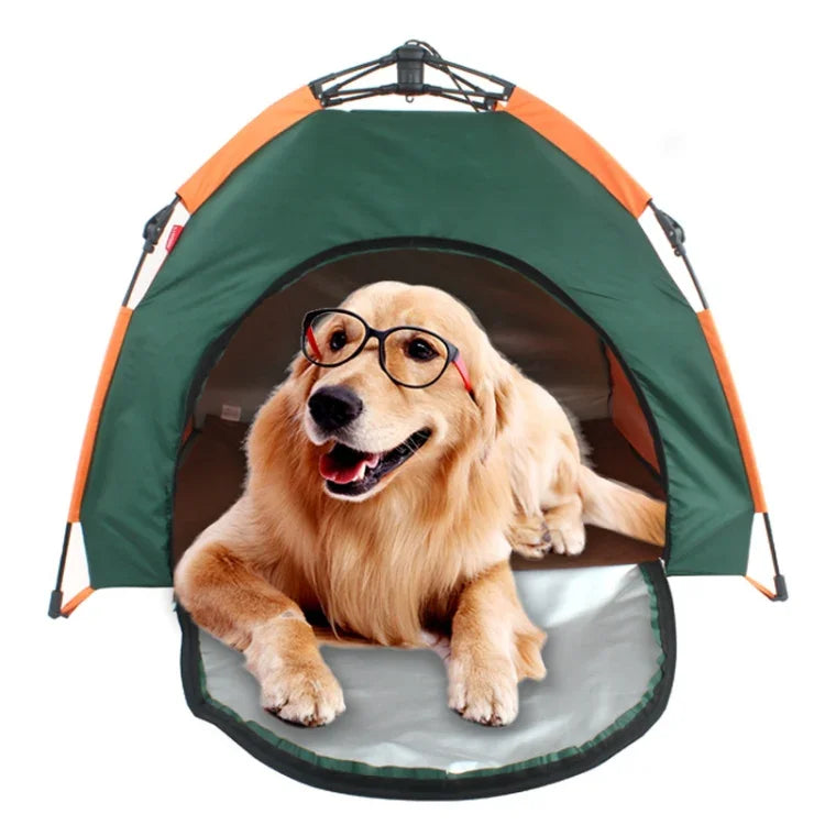 Tente pour animaux de compagnie d'extérieur, maison automatique pliable pour chat, chenil imperméable et résistant au soleil, chenil portable pour animaux de compagnie, tente de voiture pour chien