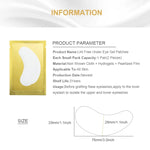 Patchs en papier sous les yeux pour extensions de cils, adhésifs, outils de maquillage