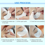 Patchs en papier sous les yeux pour extensions de cils, adhésifs, outils de maquillage