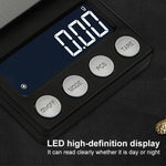 Balance électronique haute précision mini portable pour bijoux et médicaments, 500g/0,1g, 100g/0,01g, 200g/0,01g, 300g/0,01g, 500g/0,01g, 1000g/0,1g