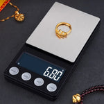 Balance électronique haute précision mini portable pour bijoux et médicaments, 500g/0,1g, 100g/0,01g, 200g/0,01g, 300g/0,01g, 500g/0,01g, 1000g/0,1g