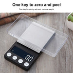Balance électronique haute précision mini portable pour bijoux et médicaments, 500g/0,1g, 100g/0,01g, 200g/0,01g, 300g/0,01g, 500g/0,01g, 1000g/0,1g