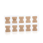 10 PCS Correcteur Orthopédique D'ongles Sans Colle, Bâtonnet Rainure Ongle Orteil Incrustation Correcteur, Fond Transparent, Fond Blanc, Fond Bleu