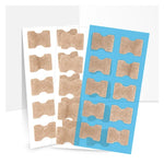 10 PCS Correcteur Orthopédique D'ongles Sans Colle, Bâtonnet Rainure Ongle Orteil Incrustation Correcteur, Fond Transparent, Fond Blanc, Fond Bleu