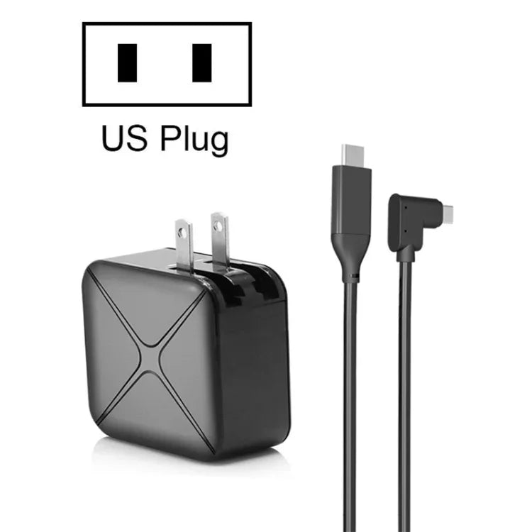 Base de projection et de chargement multifonctionnelle avec adaptateur secteur compatible Android/PC/Lite pour Switch, noire + prise US, noire + prise EU, noire + prise UK
