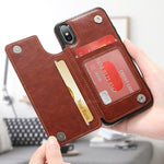 Retro PU Leather Case Multi Card Holders Phone Cases for iPhone 6 Plus & 6s Plus, iPhone 6 Plus, v