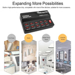 Chargeur numérique électronique intelligent à charge rapide USB 100-240V, chargeur multifonctionnel, prise US, 10 ports, 12 ports