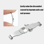 Correcteur d'ongles incarnés orthopédiques à boucle, boucle d'ongle positive n° 36, boucle d'ongle positive n° 38, boucle d'ongle positive n° 40, boucle d'ongle positive n° 42, boucle d'ongle positive n° 44, kit n° 36, kit n° 38, kit n° 40, kit n° 42