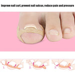 10 jeux de bandes de correction pour ongles incarnés Bande de sillon d'ongle d'orteil