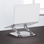 Support d'ordinateur portable en alliage d'aluminium, support de tablette, support de bureau en direct