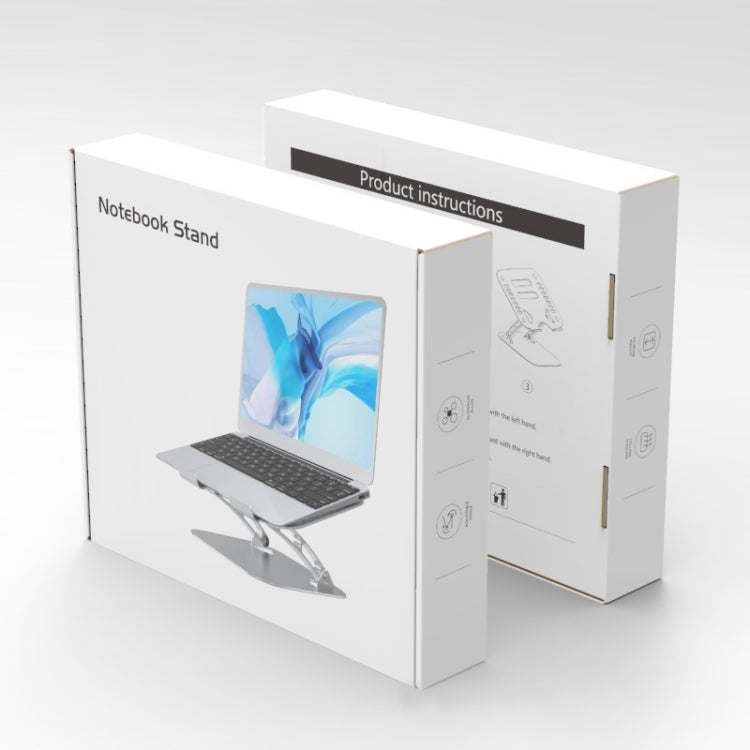 Support d'ordinateur portable en alliage d'aluminium, support de tablette, support de bureau en direct