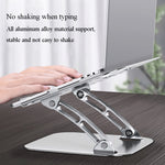 Support d'ordinateur portable en alliage d'aluminium, support de tablette, support de bureau en direct