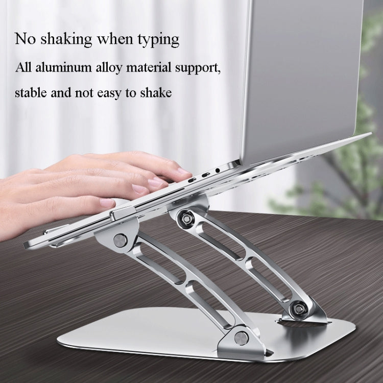 Support d'ordinateur portable en alliage d'aluminium, support de tablette, support de bureau en direct