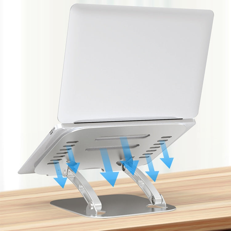Support d'ordinateur portable en alliage d'aluminium, support de tablette, support de bureau en direct