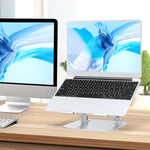 Support d'ordinateur portable en alliage d'aluminium, support de tablette, support de bureau en direct
