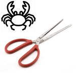 Pince à crabes Pince à loches Outil de mer, Pince droite 30cm, Pince droite 38cm, Pince courbée 38cm, Pince droite 53cm, Pince courbée 53cm