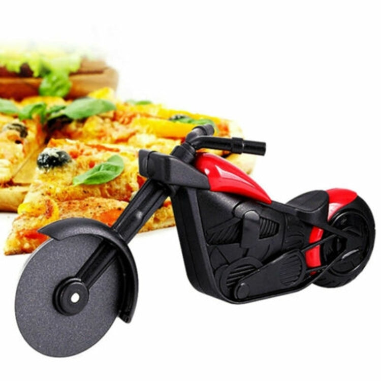 Coupe-pizza en forme de moto en acier inoxydable, coupe-pizza, moto