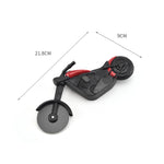 Coupe-pizza en forme de moto en acier inoxydable, coupe-pizza, moto