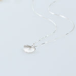Collier pendentif feuille de ginkgo en argent sterling S925