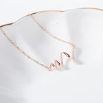 Collier en argent sterling S925 pour femme avec accessoire ECG