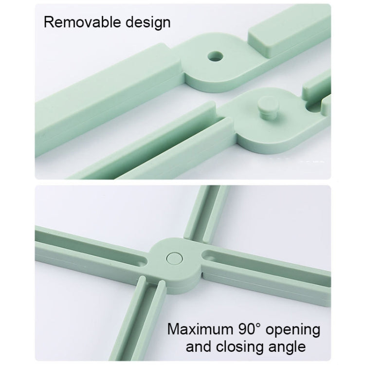 Dessous de plat pliable en silicone épais en forme de X, tapis de table isolant thermique haute température, vert, bleu, orange, gris foncé