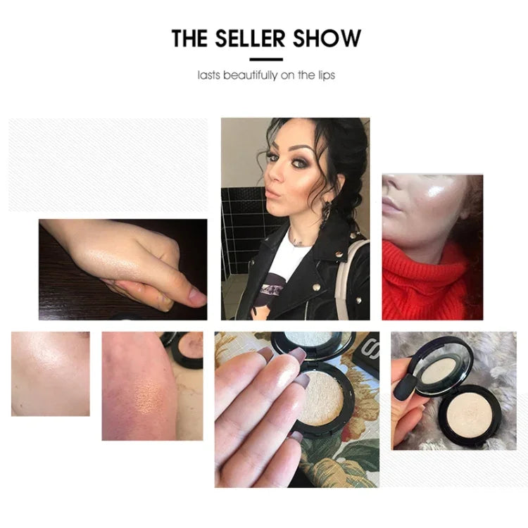 Poudre Professionnelle Palette Maquillage Visage Bronzer et Illuminateur Kit Maquillage Illuminateur et Contour, H01, H02, H03, H04, H05, H06