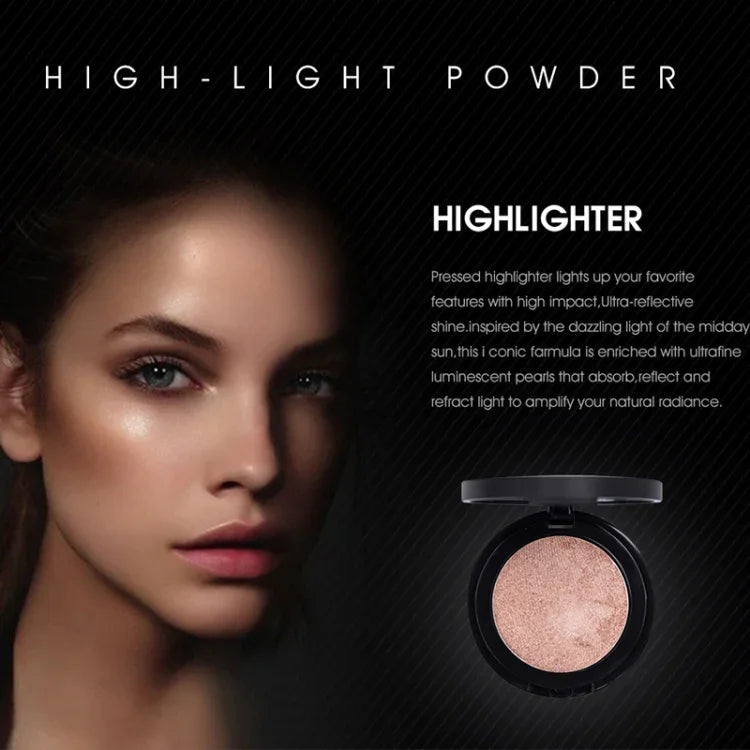 Poudre Professionnelle Palette Maquillage Visage Bronzer et Illuminateur Kit Maquillage Illuminateur et Contour, H01, H02, H03, H04, H05, H06