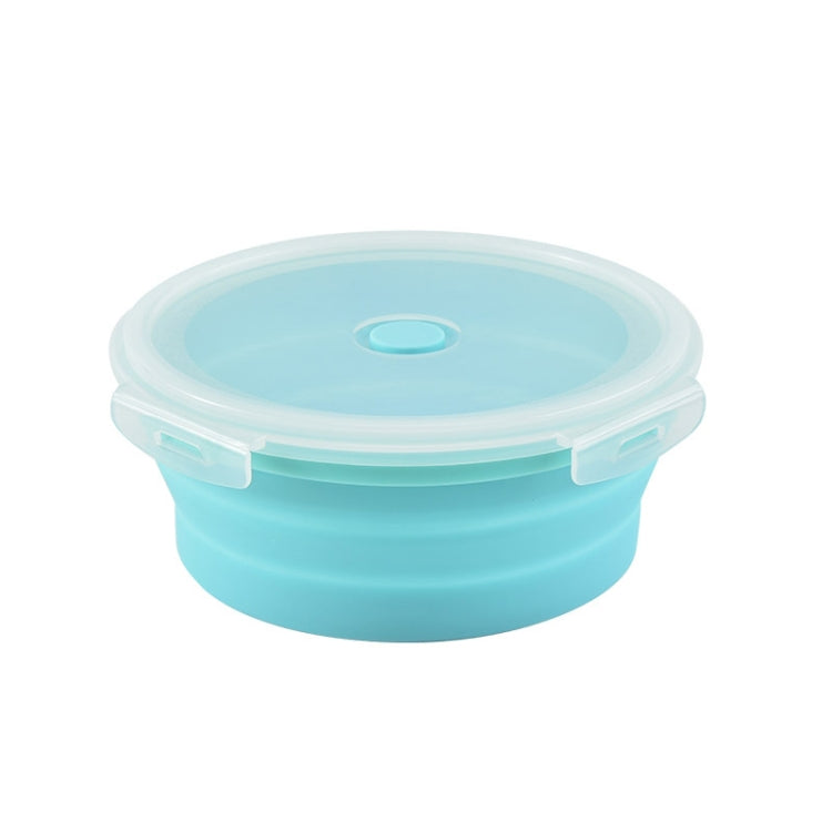 Boîte à déjeuner pliable portable pour micro-ondes, boîte à déjeuner ronde en silicone, livraison de couleur aléatoire, capacité : 350 ml, 350 ml, 500 ml, 800 ml, 1200 ml