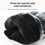 Gants de ski thermiques d'hiver, gants en velours imperméables d'extérieur, gants de moto épais à écran tactile, M, L, XL